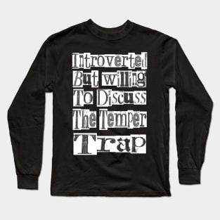 Introverted & Music - The Temper Trap Long Sleeve T-Shirt